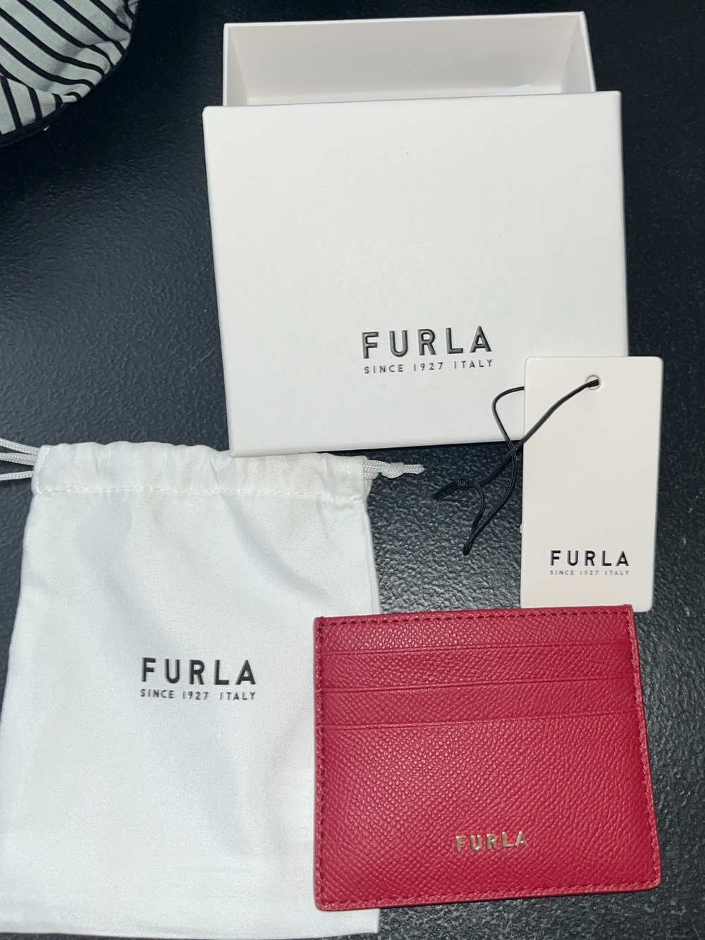 NWT Furla Classic Credit Card Case